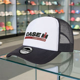 Tela. 1pc Gorra de béisbol con logo de agricultura CASE IH - Sombrero de camionero ajustable con cierre a presión, ligero y con diseño con detalles rojos, perfecto para actividades al aire libre, golf, playa y uso casual, sombrero para exteriores | Gorra