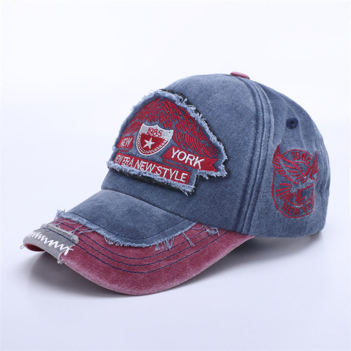 Gorras de Béisbol VEW YORK para Parejas - Unisex, con Letras Bordadas con Plumas, Ajuste Snapback, 6 Paneles, Ligera para Todas las Estaciones, Ideal para Navidad, Eventos y Mardi Gras (Diseño con Bordado de Plumas)