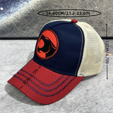 2 gorras de béisbol unisex, gorra de malla transpirable ajustable con gato relámpago bordado, tela acrílica 100% no elástica, recubierta en PVC, livianas para deportes al aire libre y uso diario, ideal para regalos de San Valentín, Carnaval y Festival de