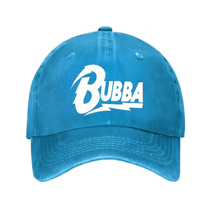 Gorra de Béisbol Unisex con Logo de Flecha en Blanco y - Ajustable y Transpirable, Visera Curva para Deportes y Uso Casual, Diseño con Letras 'Bubba' en Blanco - Accesorio con Logo Icónico