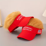 1 Gorra de Camionero de la Campaña de Trump 2024 - Snapback Ajustable, Ajuste Elástico, Rojo Sólido con Texto, Gorra de Béisbol Unisex para Hombres y Mujeres, Estilo Casual