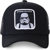 1pz Gorra de Béisbol STAR WARS Stormtrooper para Mujeres y Hombres - Sombrero Transpirable con Gráfico del Casco Blanco de Stormtrooper, Temática de Película, Gorro Casual para Exteriores, Solo Lavado a Mano, Regalo Perfecto para Aficionados, Mercancía de