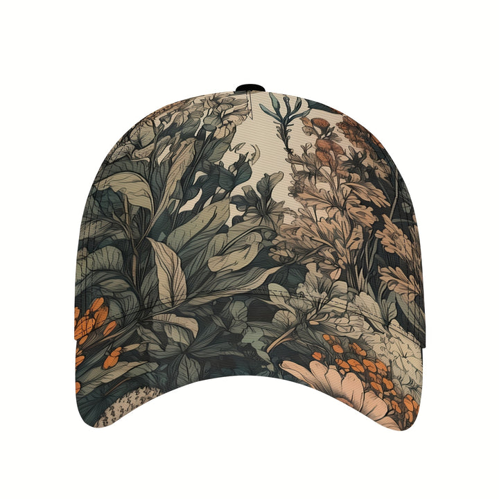 Gorra de Béisbol Ajustable con Estampado Floral Bohemio - Snapback Ligero de Poliéster con Diseño Completo de Estampado, Ideal para Actividades al Aire Libre, Deportes, Viajes y Protección Solar, Regalo Perfecto para Fiestas, Cumpleaños y Festivales