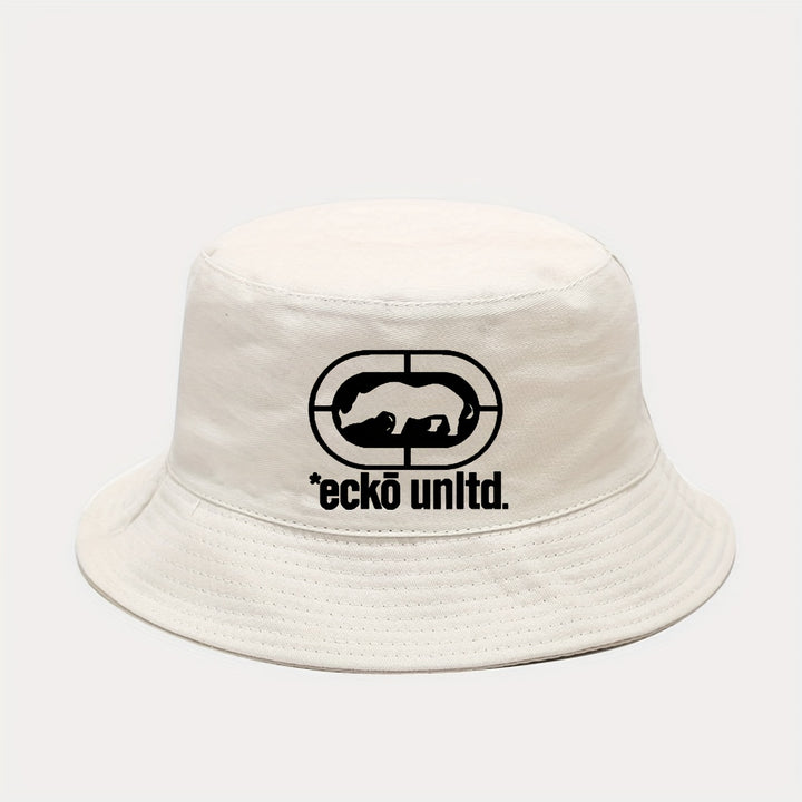 Sombrero de pescador estampado ATHACER Ecko unltd para hombre y mujer, ligero, con protección solar, ala ancha, accesorio de moda transpirable para exteriores, ideal para vacaciones, eventos deportivos y salidas casuales, diseño deportivo, ajuste cómodo