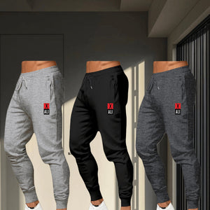 Negro + gris claro + gris oscuro