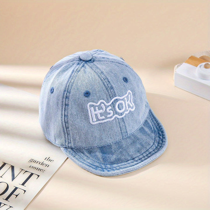 Un gorro de béisbol para bebés, ideal para primavera y otoño, elegante para niños y niñas de 5 a 24 meses, sombrilla para protegerse del sol.