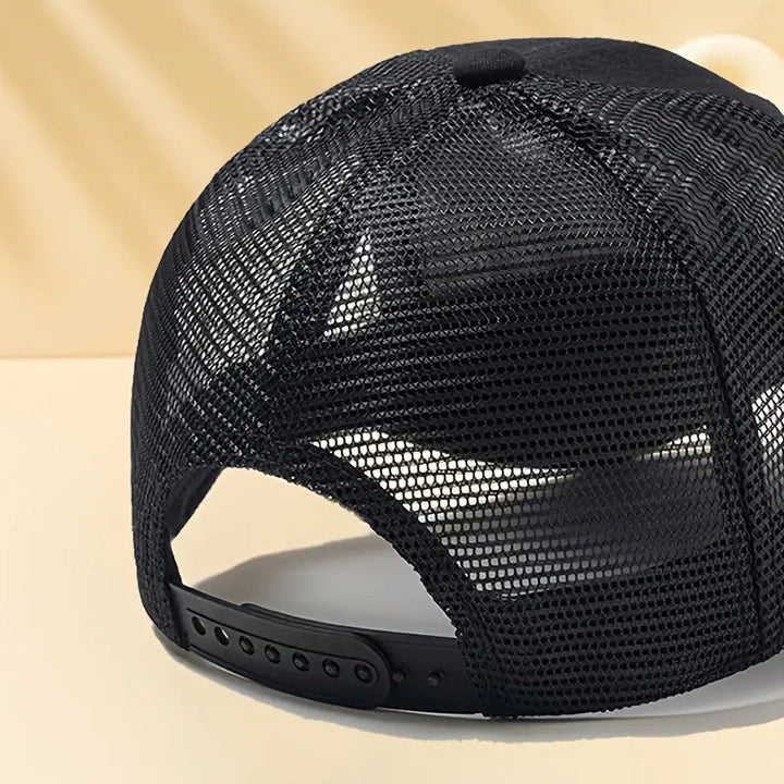 Gorra de béisbol ligera y transpirable para hombres Ecko Unltd - con silueta de oso blanco y logo, estilo gorra de camionero, gorra hip-hop para camping, fiestas, uso casual | Parte trasera de malla y frente estructurado, tela duradera no elástica, icónic