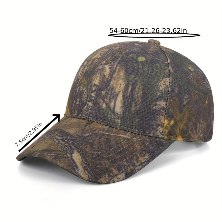 Gorra de Béisbol Unisex Camuflaje para Exteriores, Sombrero Táctico Selva Apto en las 4 Estaciones Casuales Caza Pesca