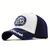 Gorra de Béisbol Bordada para Hombre y Mujer, Estilo Versátil Coreano con Ajuste Snapback y Diseño Desgastado