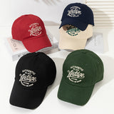 1pc Gorra de béisbol bordada unisex, poliéster 100% ligero no elástico, lavable a mano, sombrero de moda para todos los estilos para hombres y mujeres