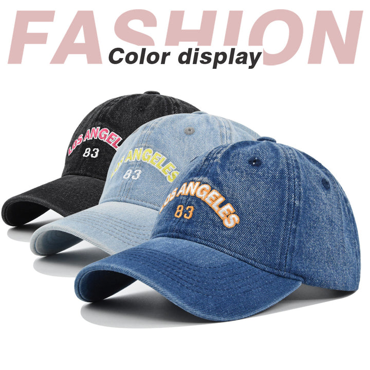 Gorras Premium, Gorras de Béisbol Cosidas, Gorras Bordadas de Los Ángeles, Sombreros de Sol Envejecidos y Gorras de Ala Curva.