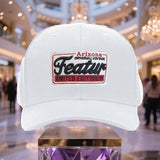 Gorra de béisbol ligera y transpirable para hombre FEATUR - Gorra ajustable con cierre de clic para papá con diseño original de Arizona, azul suave lavado para actividades al aire libre, regalo del Día del Padre y ropa casual, gorra de béisbol, ropa de ca