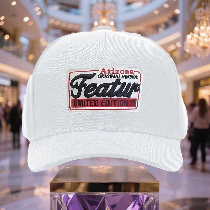 Gorra de béisbol ligera y transpirable para hombre FEATUR - Gorra ajustable con cierre de clic para papá con diseño original de Arizona, azul suave lavado para actividades al aire libre, regalo del Día del Padre y ropa casual, gorra de béisbol, ropa de ca