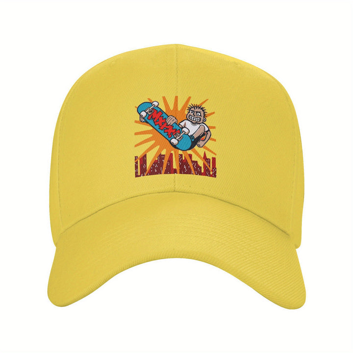 Gorra de béisbol ajustable 'Déjalo suceder' - Ligera, transpirable gorra de sol de poliéster con borde curvo para hombres y mujeres, visor de moda Y2K, ideal para golf y uso casual, gran regalo de vacaciones/día del cumpleaños
