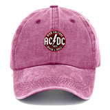 Gorra de basquetbol con impresión de letras AC/DC, lavable, ajustable, ideal para deportes al aire libre, hiking y camping, también para fiestas casual