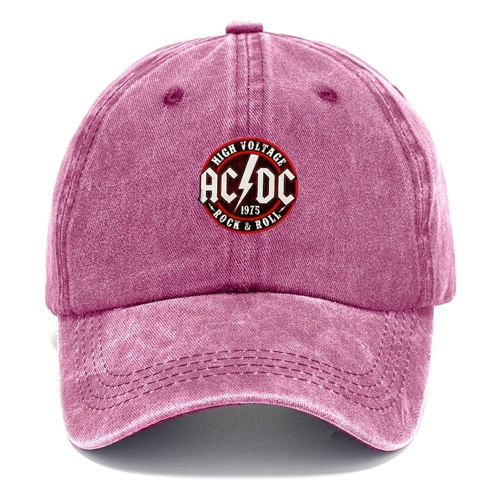 Gorra de basquetbol con impresión de letras AC/DC, lavable, ajustable, ideal para deportes al aire libre, hiking y camping, también para fiestas casual