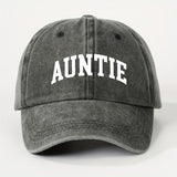 1 Gorra de Béisbol Lavable AUNTIE Estampada, Sombrero Trucker Unisex para Exteriores, Gorra de Golf Transpirable y Ajustable para Mujeres, Moda Verano con Visera Curva Y2K para Parejas
