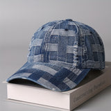 Gorra de Béisbol Tie-Dye para Hombres y Mujeres con Detalles Perforados - Sombrero de Pato Cuadriculado Ligero para Uso Casual al Aire Libre