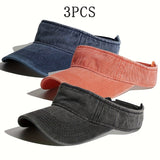 3 gorras de béisbol para mujer, ajustables con cierre de broche, tela ligera y transpirable, visera curva, en azul, naranja y negro, ideales para deportes al aire libre, fiestas y uso casual, accesorios para fiestas, gorras deportivas