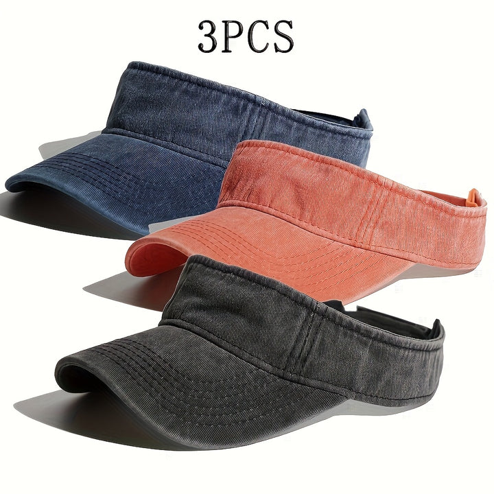 3 gorras de béisbol para mujer, ajustables con cierre de broche, tela ligera y transpirable, visera curva, en azul, naranja y negro, ideales para deportes al aire libre, fiestas y uso casual, accesorios para fiestas, gorras deportivas