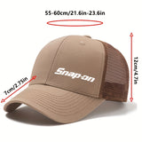 Gorra de Béisbol Unisex Transpirable para Verano, Visera Ajustable con Cierre a Presión, Gorra Trucker para Deportes y Actividades Casuales