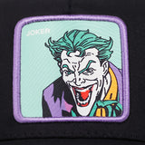 Gorra de béisbol bordada Warner Bros DC JOKER para hombres y mujeres, ideal para eventos deportivos al aire libre, con diseño de malla y un elegante estilo de gorra de camionero.