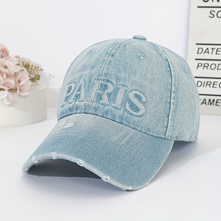 [Gorra de Béisbol Ajustable 100% Algodón] Gorra de Béisbol Ajustable Ligera 100% Algodón - Sombrero de Estilo Urbano para Ropa Casual de Calle y Actividades al Aire Libre