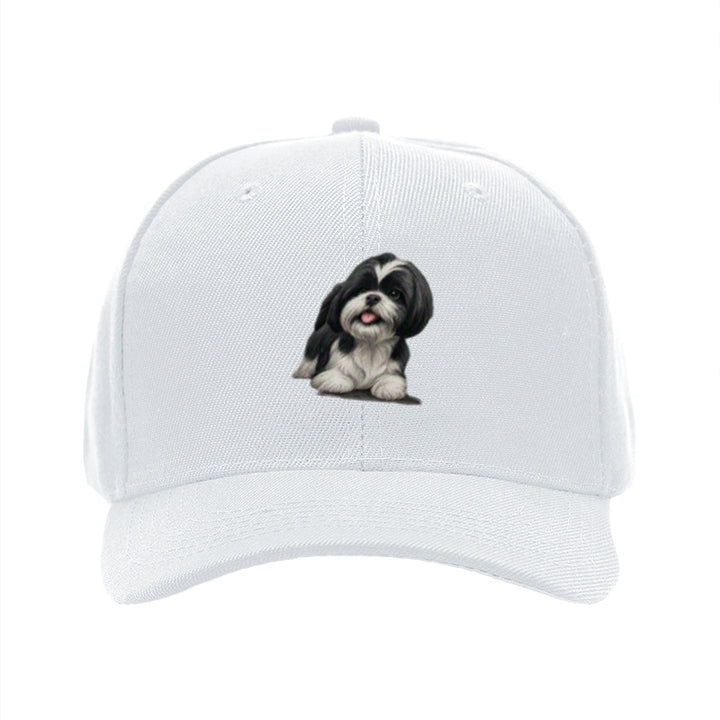 1 gorra de béisbol con estampado de perro Shih Tzu - Gorra ajustable con diseño de cara de Shih Tzu, accesorio ligero y casual para amantes de mascotas, lavable a mano, ideal para uso diario y regalos para dueños de perros