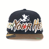 Gorras De Béisbol, Unisex, De Edición Limitada Con Diseño De Camuflaje Oscuro: Gorras De Béisbol Con Bordado De Ángel Cupido Touch Your Heart, Adecuadas Para Actividades Al Aire Libre