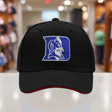 Sombrero de camionero ajustable para hombres de la Universidad de Duke - Ligero y transpirable, con diseño de cara de Diablo Azul, diseño negro y blanco, perfecto para deportes al aire libre y uso casual, accesorio de cabeza casual | Accesorio de cabeza a