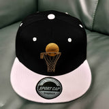 Gorra Unisex de Béisbol - Ligera y Transpirable con Cierre Snapback, Diseño Gráfico de Canasta en Dos Tonos Morado y Amarillo - Para Deportes, Aire Libre Casual, Regalo para el Día del Padre - Poliéster Lavable a Máquina, Accesorio para Aficionados al Dep