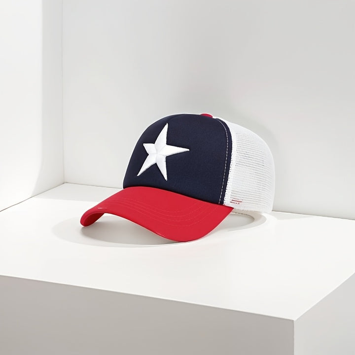 Red hueca de moda transpirable con estrellas y bordado exquisito, ideal para atuendos casuales, viajes al aire libre, deportes como ciclismo o conducción