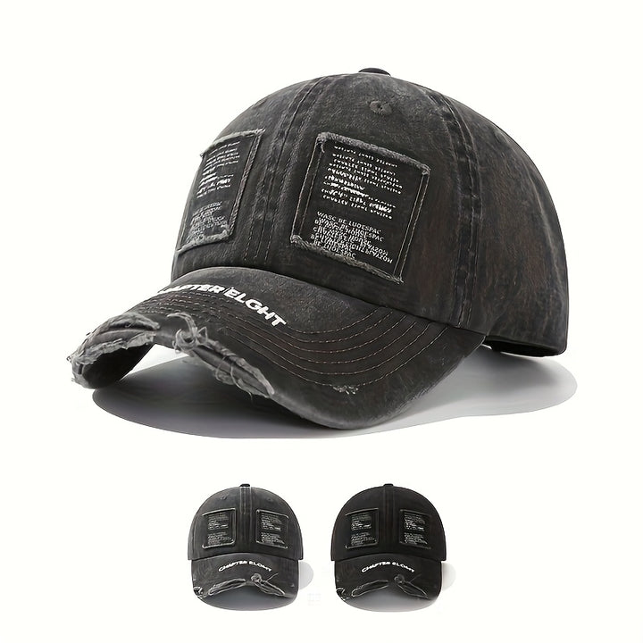 Nueva gorra de béisbol vintage con estilo desgastado para mujeres, elegante y versátil para primavera y verano.