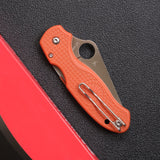 Navaja Táctica Plegable Tipo 223 con Mango de PVC Duradero y Hoja Afilada de 7.01 cm, Ideal para Supervivencia al Aire Libre y Uso Diario. Cuenta con un Mecanismo Plegable, un Agarre Antideslizante y es Compacta y Portátil