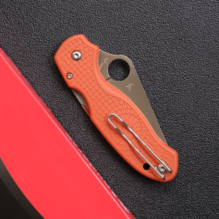 Navaja Táctica Plegable Tipo 223 con Mango de PVC Duradero y Hoja Afilada de 7.01 cm, Ideal para Supervivencia al Aire Libre y Uso Diario. Cuenta con un Mecanismo Plegable, un Agarre Antideslizante y es Compacta y Portátil