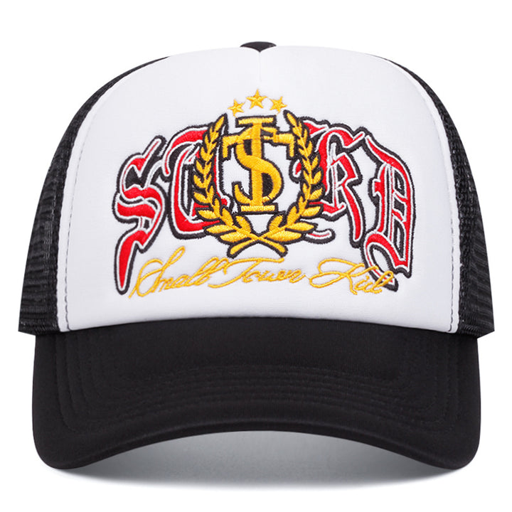 Gorra de béisbol para hombre Twostyles con logo bordado, ajustable con cierre trasero, poliéster transpirable, estilo urbano para ocasiones casuales y formales, gorra casual, gorra con logo, accesorio duradero