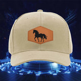 Gorra Trucker Snapback para Amantes de los Caballos - con Gráfico de Caballo Naranja, Poliéster Duradero, Ajuste Ajustable para Hombres y Mujeres, Perfecta para Ocio al Aire Libre, Deportes y Celebraciones Festivas, Regalos para Amantes de los Caballos, G