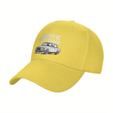 1pc Glstkrrn W123 Gorra de Béisbol Chill Vibes, Sombrero de Golf Ajustable y Transpirable con Visera Curva para Hombres y Mujeres, Gorra Ligera Y2K de Moda para Parejas, Visera Protector Solar