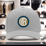 1 Gorra de béisbol con logo INTER y diseño 1909 - Poliéster ligero, ajustable con cierre a presión, visera curva, lavable a máquina, unisex para hombres y mujeres, perfecta para uso diario y eventos, gorra de béisbol