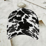 Gorra de Béisbol con Estampado de Vaca Ajustable y Ligera Transpirable para Deportes y Actividades al Aire Libre, Estilo Glamuroso para Todas las Estaciones, Regalo Ideal para Vacaciones