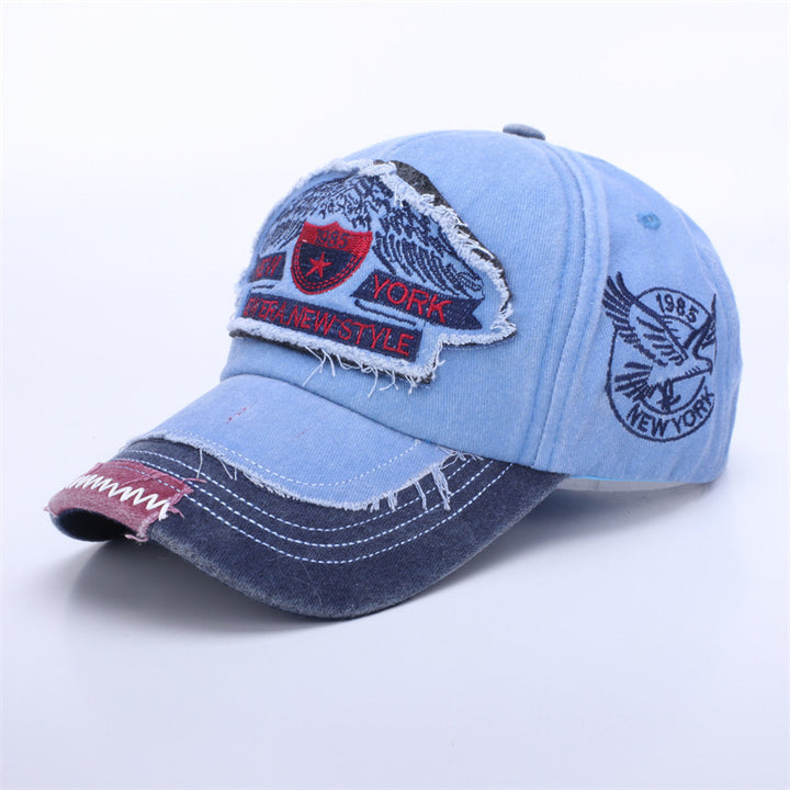 Gorras de Béisbol VEW YORK para Parejas - Unisex, con Letras Bordadas con Plumas, Ajuste Snapback, 6 Paneles, Ligera para Todas las Estaciones, Ideal para Navidad, Eventos y Mardi Gras (Diseño con Bordado de Plumas)