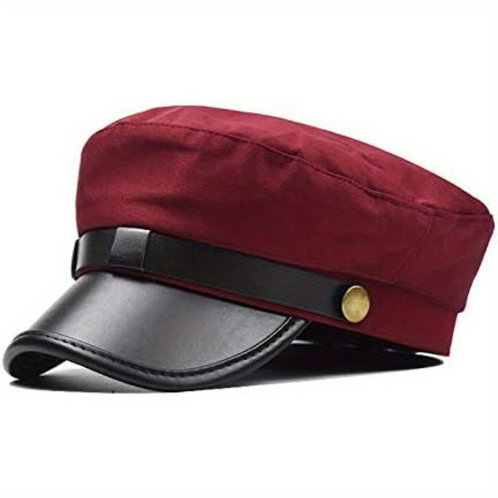 Gorra Unisex Retro de Visera Plana, Sombrero Octógono Transpirable, Gorra Británica para Conductor (7 Colores Disponibles), Ideal para Salidas y Uso Diario