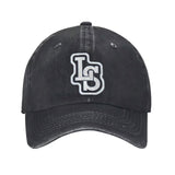 Gorra Deportiva Unisex para Hombres y Mujeres con Estampado de Logo Grande (Blanco sobre ) - Correa Ajustable Transpirable, Visera Curva Ideal para Actividades al Aire Libre o Uso Diario en el Gimnasio