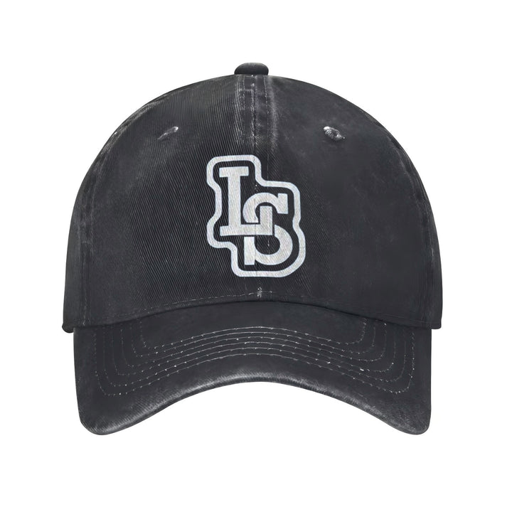 Gorra Deportiva Unisex para Hombres y Mujeres con Estampado de Logo Grande (Blanco sobre ) - Correa Ajustable Transpirable, Visera Curva Ideal para Actividades al Aire Libre o Uso Diario en el Gimnasio