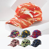 Gorra de Béisbol de Camuflaje [Poliestera], Ajuste Elástico de Poliéster, Sombrero Ligero para Todas las Estaciones con Cierre de Tirón, Solo Lavado a Mano - Diseño de Pico de Pato a la Moda