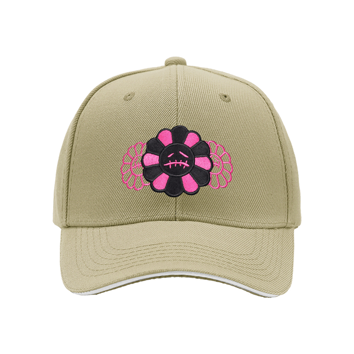 Gorra de Béisbol Clásica con Estampado de Flores, Visera Curva Unisex para Deportes al Aire Libre, Regalo de Navidad, Opción de Regalo para Fiestas de 1 o 2 Piezas