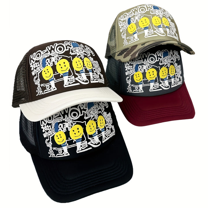 Sombrero de camuflaje verde militar 112FP para mujer - 5 piezas de estampado, gorra de béisbol con visor curvo micro, diseño inspirado en el ejército, cierre ajustable, panel trasero de malla transpirable, perfecto para el Día de San Patricio.