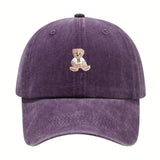 Gorra de Béisbol Estilo Trucker Grande para Mujeres y Hombres - Botón Ajustable de Oso (D/L/N/O/P) - Gorra de Invierno Transpirable, Opciones Multicolor (Rosa/Azul/Durazno/Beige/Marino) para Casual y Oficina - Ajuste Unisex