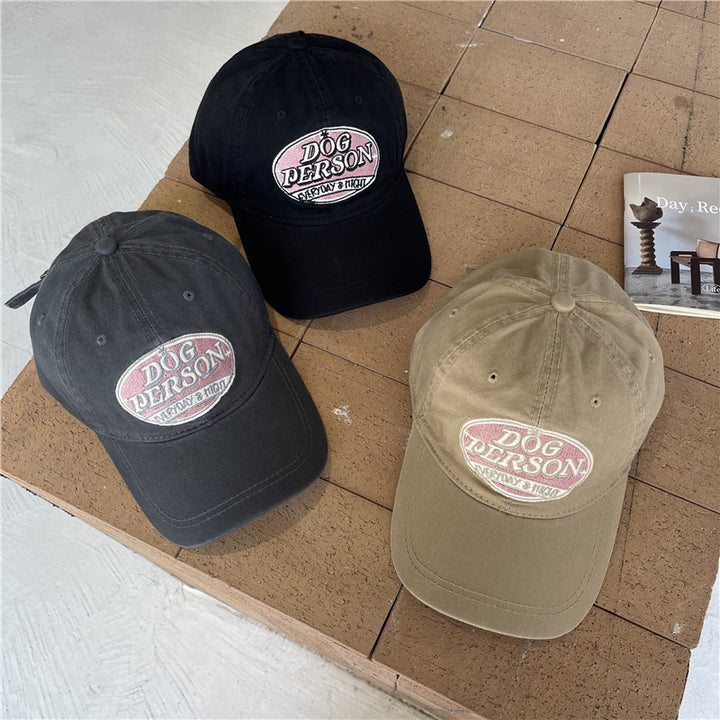 Novedad primavera-verano: gorra de béisbol retro con diseño único, logo americano bordado y visera curva