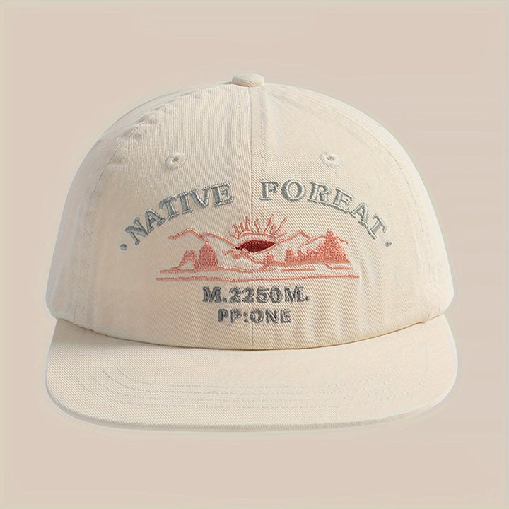 Gorra de Béisbol Hip-Hop con Diseño Bordado - Ajustable, Ligera Snapback para Hombres y Mujeres, Ideal para Navidad